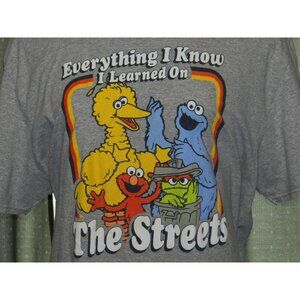 Sesame Street 2X unisex graphic T-shirt crew neck short sleeves Men / woman